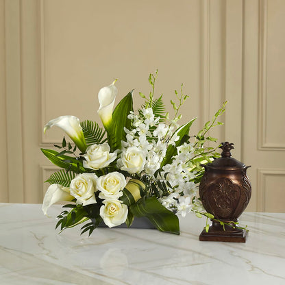At Peace Arrangement –  Loose Leaf Florist, Austin TX