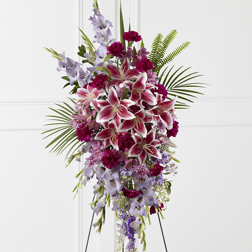 Tender Touch Standing Spray –  Loose Leaf Florist, Austin TX