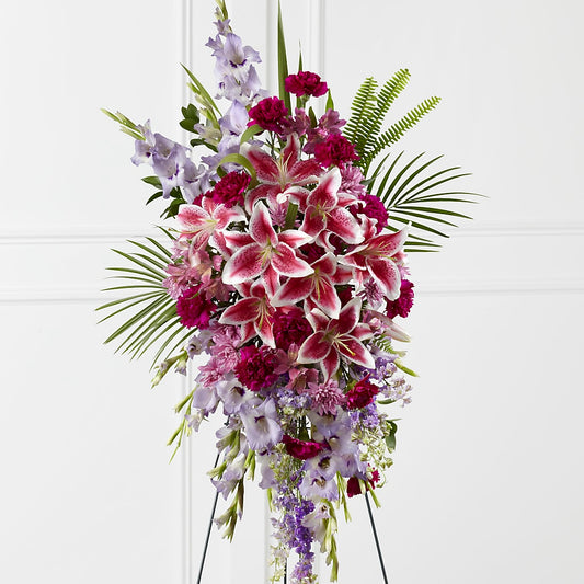 Tender Touch Standing Spray –  Loose Leaf Florist, Austin TX