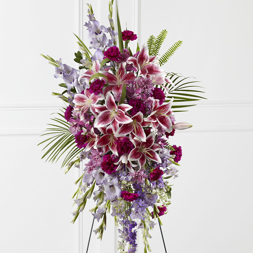Tender Touch Standing Spray –  Loose Leaf Florist, Austin TX