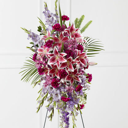 Tender Touch Standing Spray –  Loose Leaf Florist, Austin TX