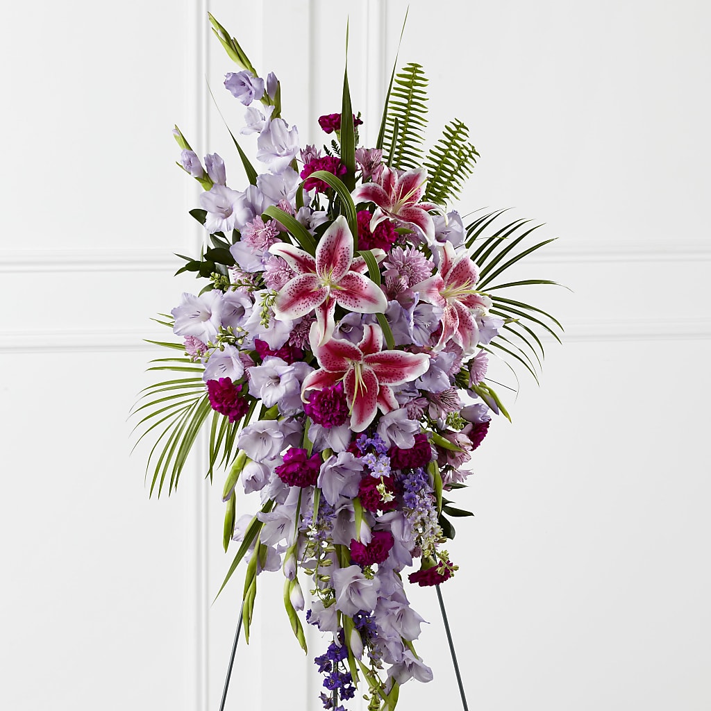 Tender Touch Standing Spray –  Loose Leaf Florist, Austin TX