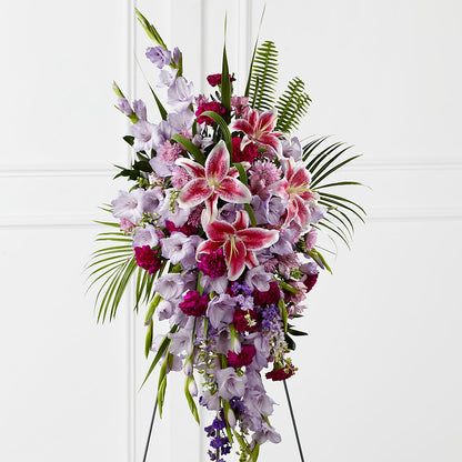 Tender Touch Standing Spray –  Loose Leaf Florist, Austin TX