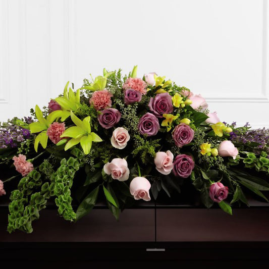 Forever Beloved Casket Spray –  Loose Leaf Florist, Austin TX