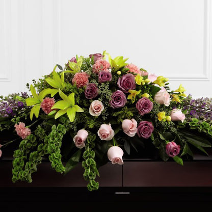 Forever Beloved Casket Spray –  Loose Leaf Florist, Austin TX