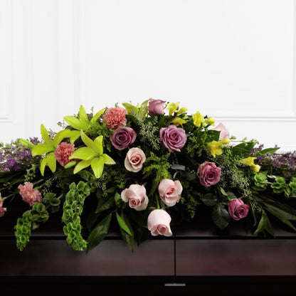 Forever Beloved Casket Spray –  Loose Leaf Florist, Austin TX