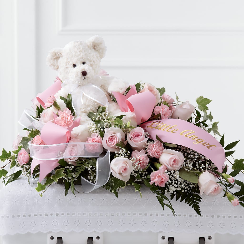 Touch of Sympathy Casket Spray –  Loose Leaf Florist, Austin TX