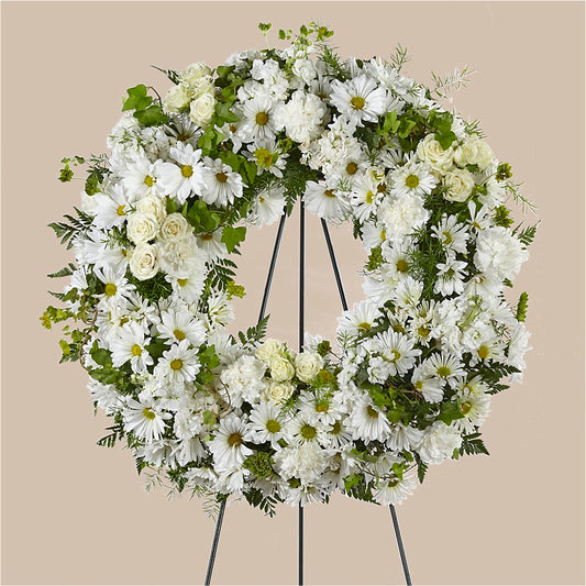 Faithful Wishes Wreath –  Loose Leaf Florist, Austin TX