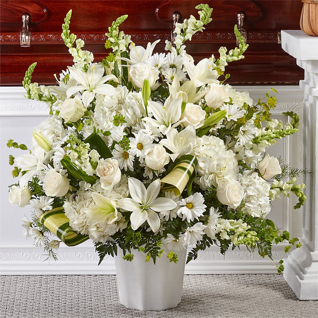 Thoughts of Tranquility Floor Basket –  Loose Leaf Florist, Austin TX