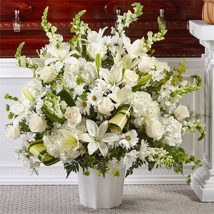 Thoughts of Tranquility Floor Basket –  Loose Leaf Florist, Austin TX