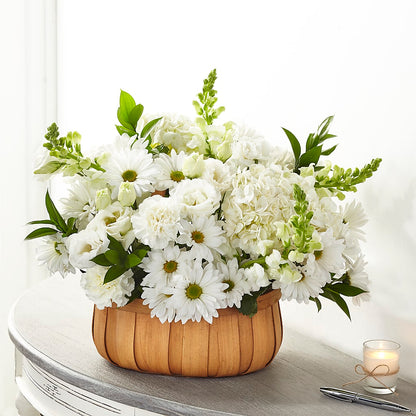 Pure Ivory Basket –  Loose Leaf Florist, Austin TX