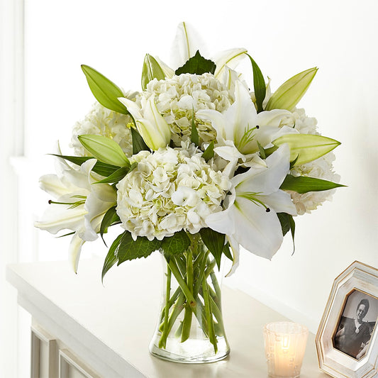 Compassionate Lily Bouquet –  Loose Leaf Florist, Austin TX