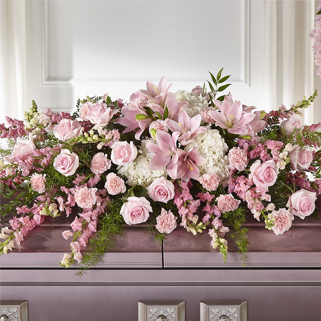 Life & Remembrance Casket Spray –  Loose Leaf Florist, Austin TX