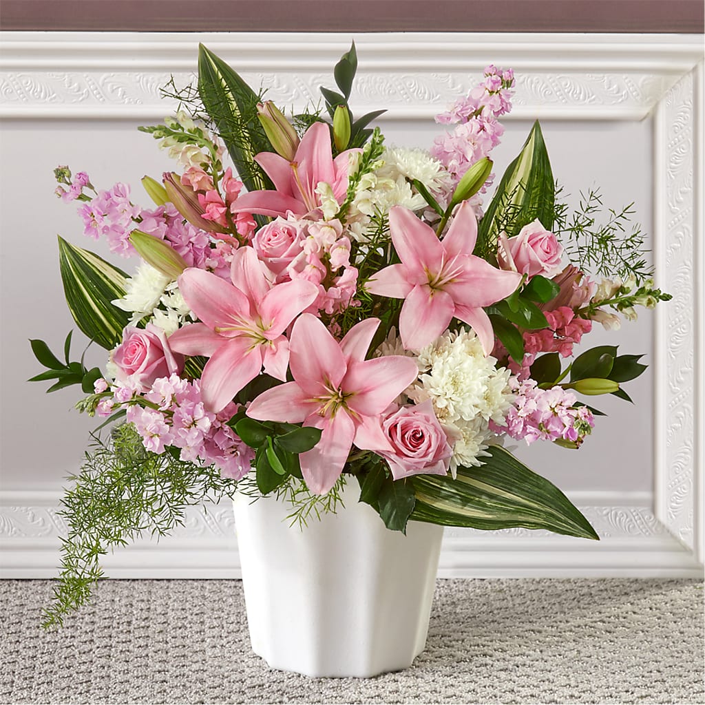 Simply Serene Floor Basket –  Loose Leaf Florist, Austin TX