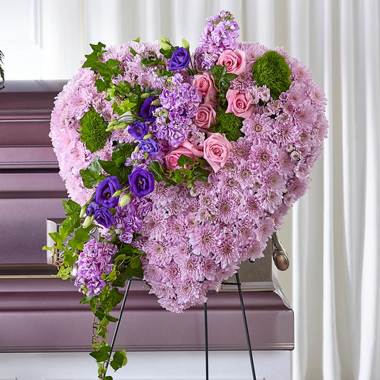 Treasured Love Standing Heart –  Loose Leaf Florist, Austin TX