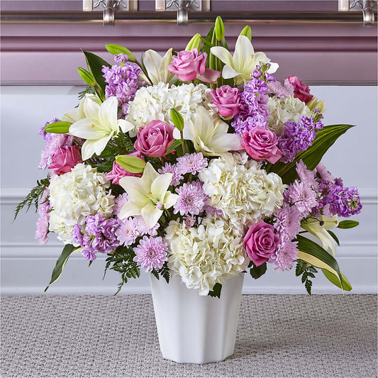 Heaven Sent Floor Basket –  Loose Leaf Florist, Austin TX