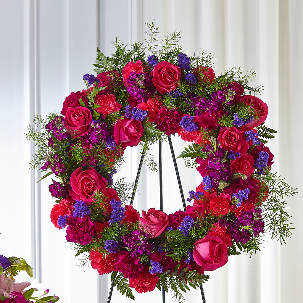 Calming Colors Wreath –  Loose Leaf Florist, Austin TX