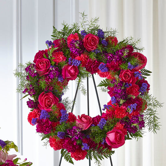 Calming Colors Wreath –  Loose Leaf Florist, Austin TX