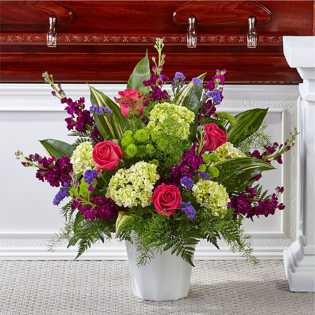 Beautiful Horizons Floor Basket –  Loose Leaf Florist, Austin TX