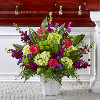 Beautiful Horizons Floor Basket –  Loose Leaf Florist, Austin TX