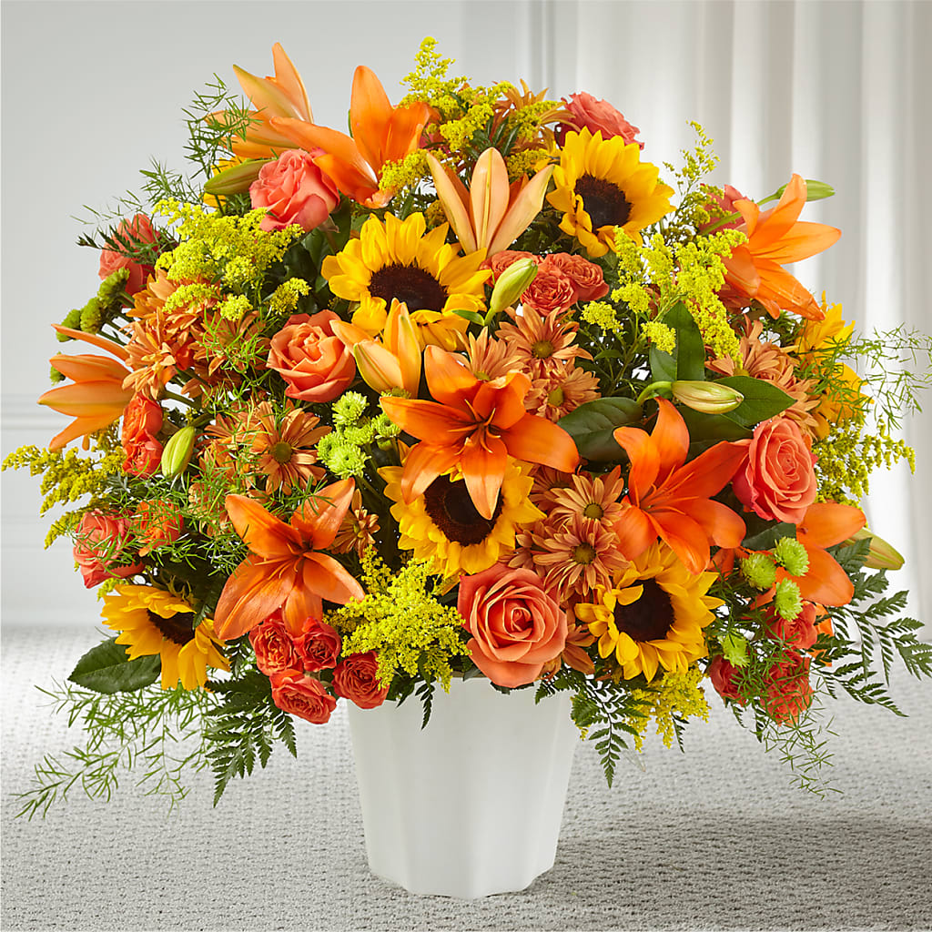 Harvest Thoughts Floor Basket –  Loose Leaf Florist, Austin TX