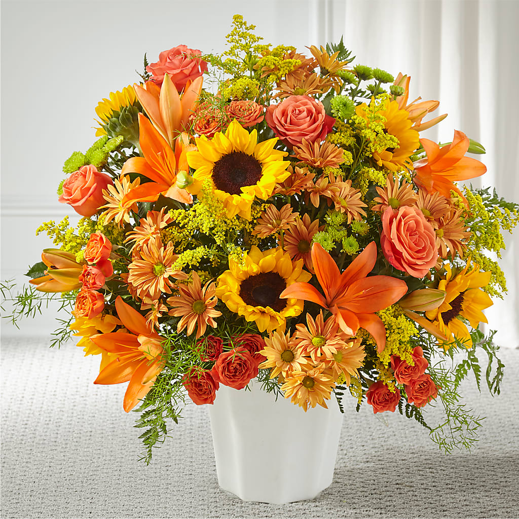 Harvest Thoughts Floor Basket –  Loose Leaf Florist, Austin TX