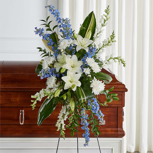 Eternal Impressions Standing Spray –  Loose Leaf Florist, Austin TX