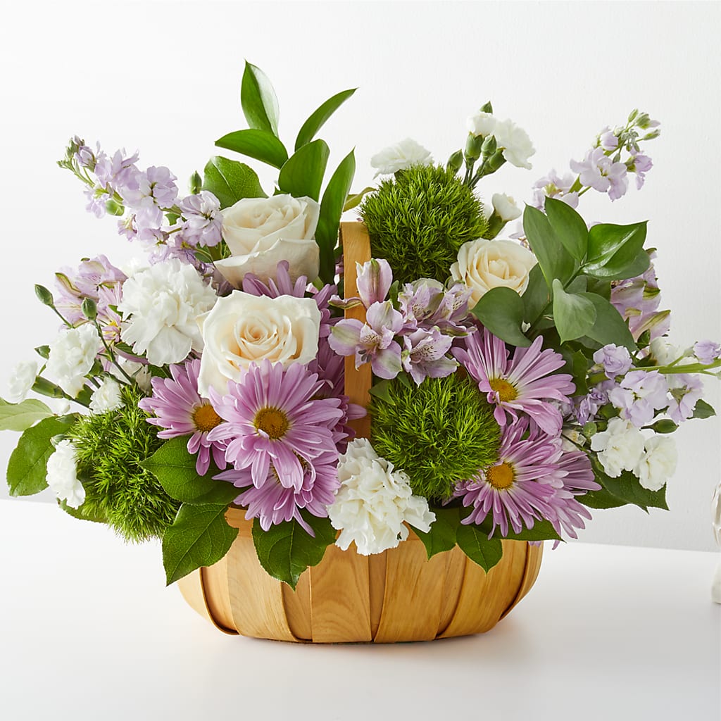Peace & Love Basket –  Loose Leaf Florist, Austin TX