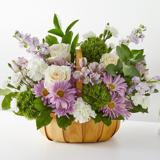 Peace & Love Basket –  Loose Leaf Florist, Austin TX