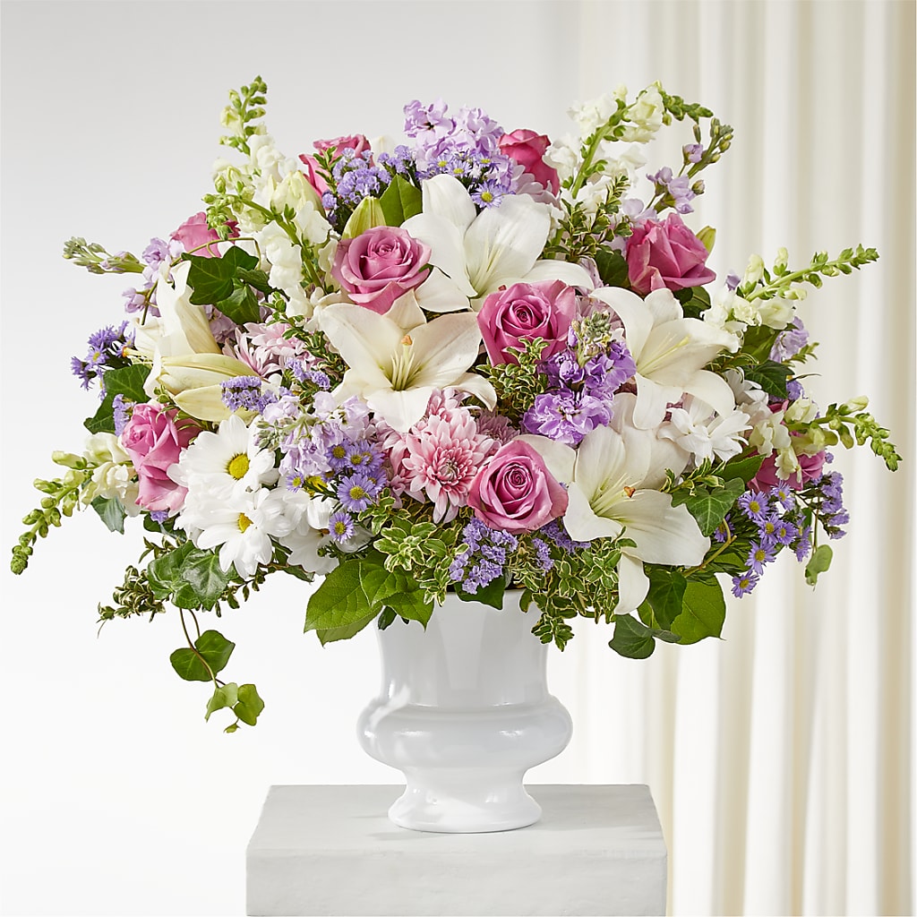 Remarkable Life Urn Arrangement –  Loose Leaf Florist, Austin TX