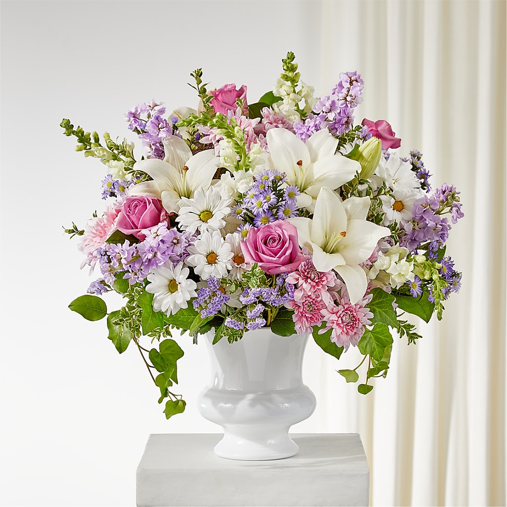 Remarkable Life Urn Arrangement –  Loose Leaf Florist, Austin TX