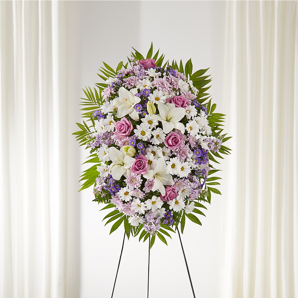 Surrounded by Love Standing Spray –  Loose Leaf Florist, Austin TX