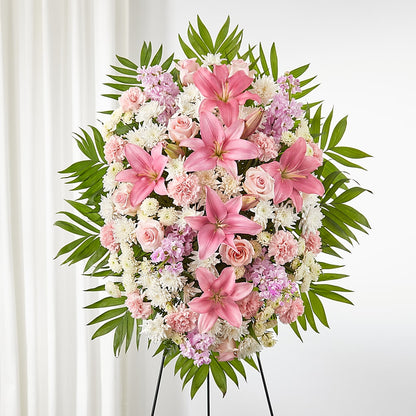 Offering Solace Standing Spray –  Loose Leaf Florist, Austin TX