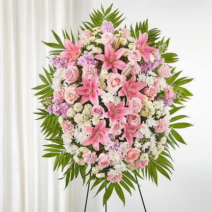 Offering Solace Standing Spray –  Loose Leaf Florist, Austin TX