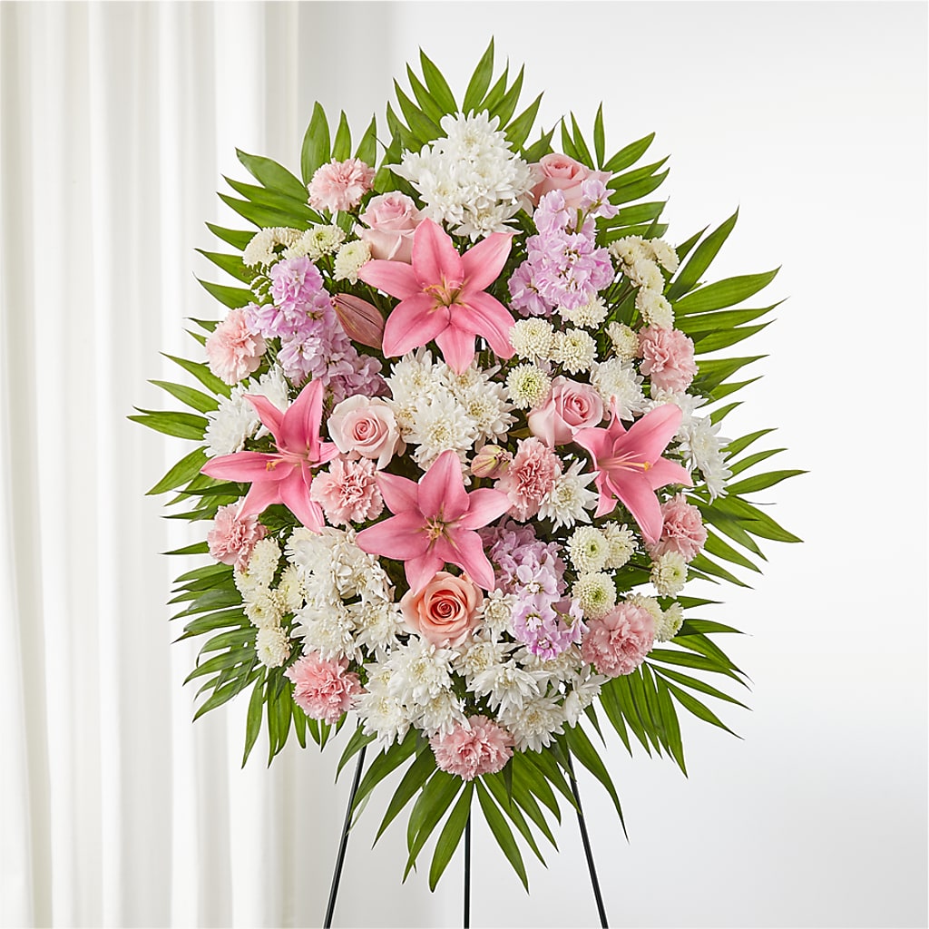 Offering Solace Standing Spray –  Loose Leaf Florist, Austin TX