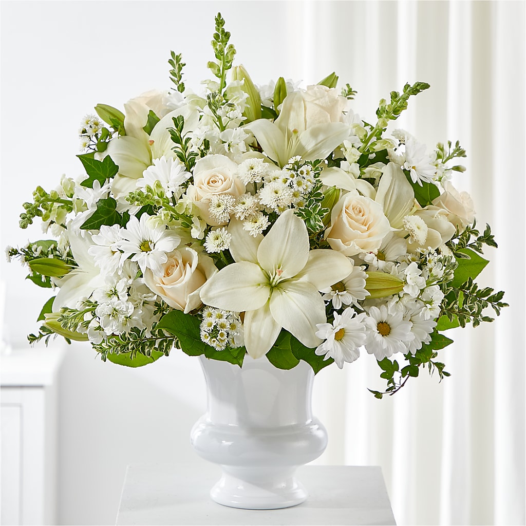 Uplifting Urn Arrangement –  Loose Leaf Florist, Austin TX