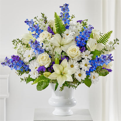 Expressions of Hope Urn Arrangement –  Loose Leaf Florist, Austin TX