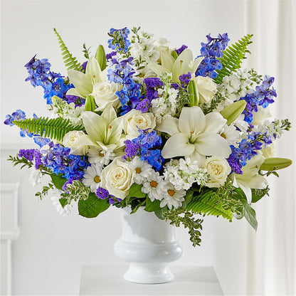 Expressions of Hope Urn Arrangement –  Loose Leaf Florist, Austin TX