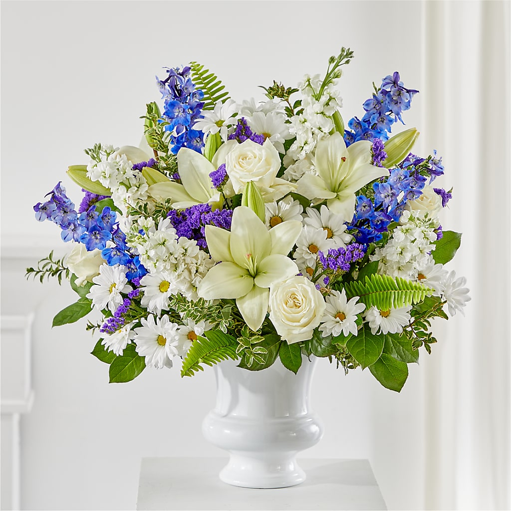 Expressions of Hope Urn Arrangement –  Loose Leaf Florist, Austin TX