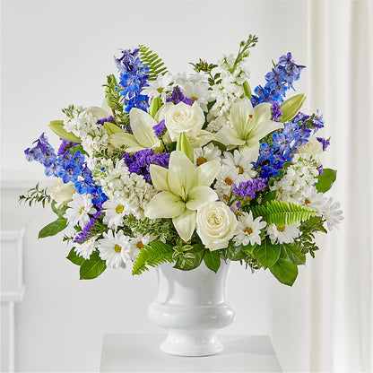 Expressions of Hope Urn Arrangement –  Loose Leaf Florist, Austin TX