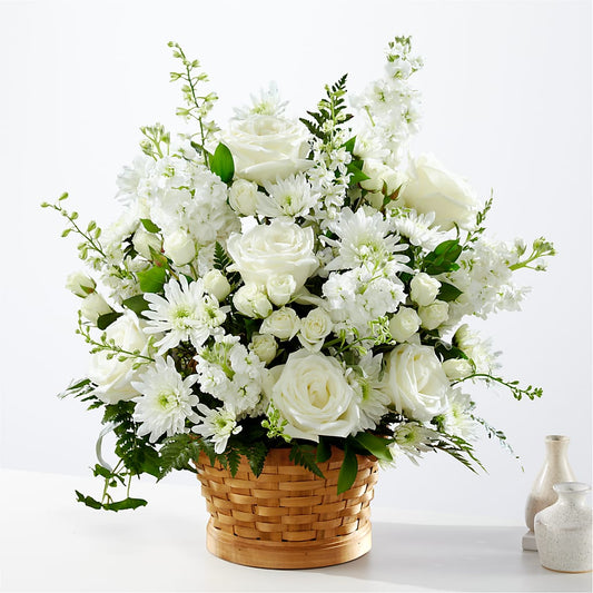 Heartfelt Condolences Arrangement –  Loose Leaf Florist, Austin TX