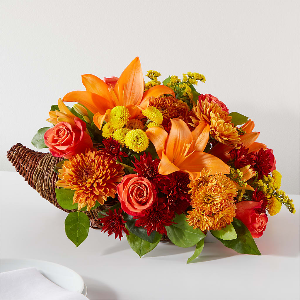 Bouquet of Blessings Cornucopia –  Loose Leaf Florist, Austin TX