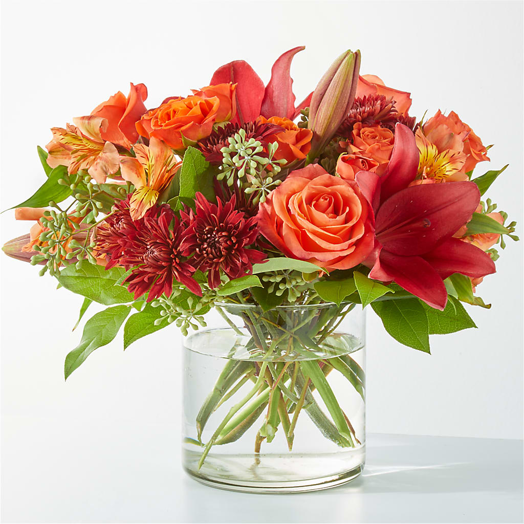 Crimson Leaves Bouquet –  Loose Leaf Florist, Austin TX