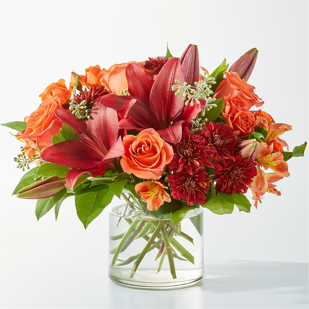 Crimson Leaves Bouquet –  Loose Leaf Florist, Austin TX