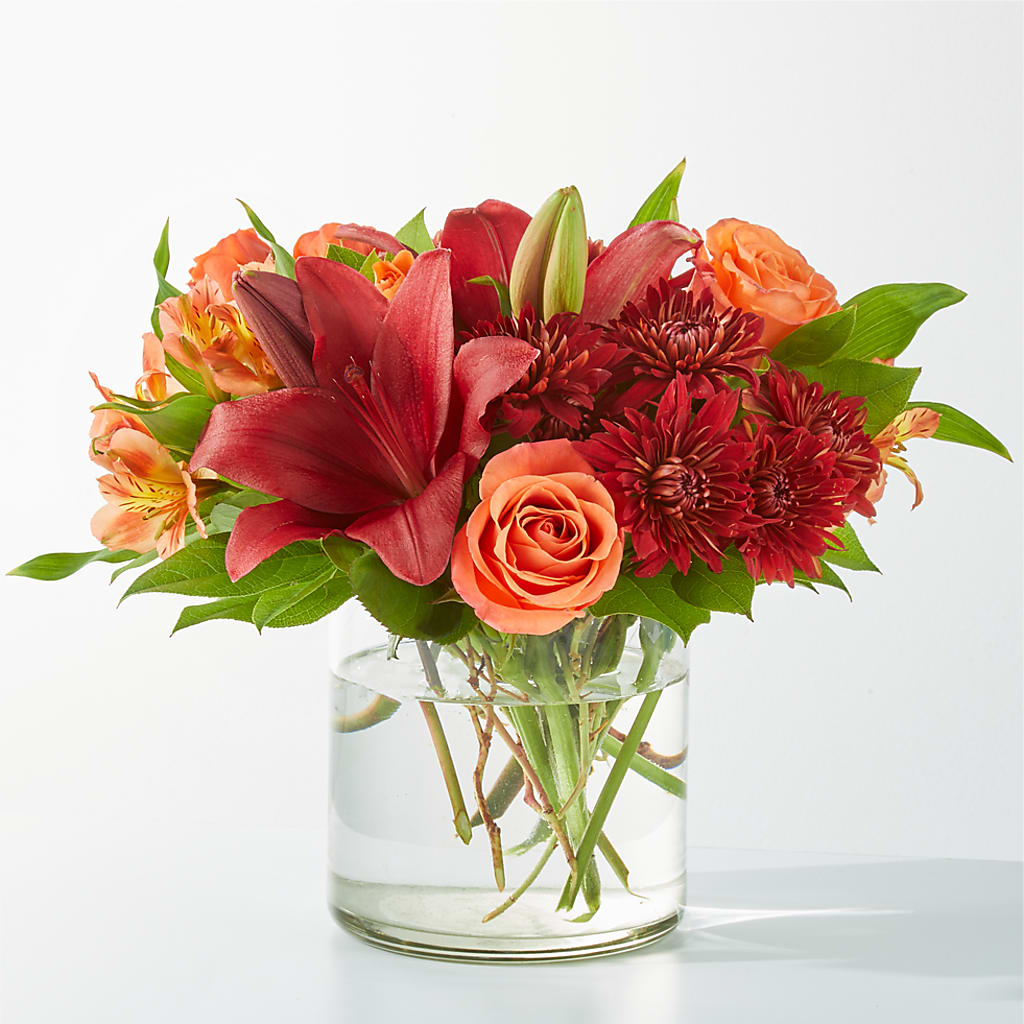 Crimson Leaves Bouquet –  Loose Leaf Florist, Austin TX