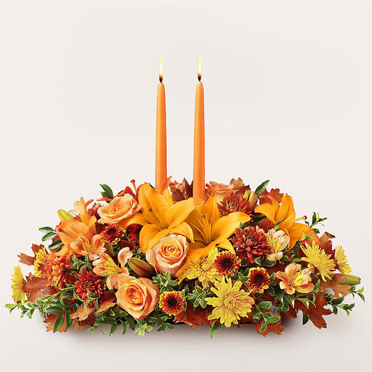 Traditions Centerpiece –  Loose Leaf Florist, Austin TX