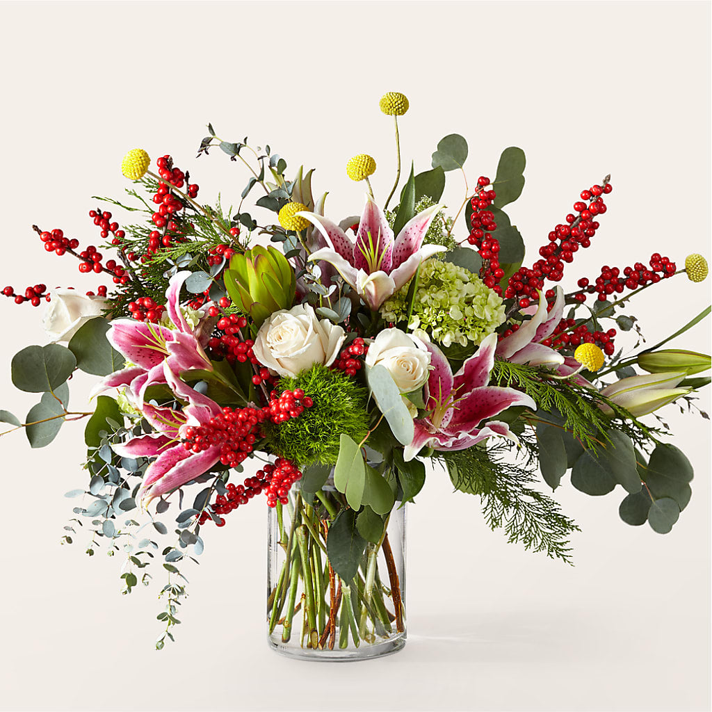 Berry & Bright Bouquet –  Loose Leaf Florist, Austin TX