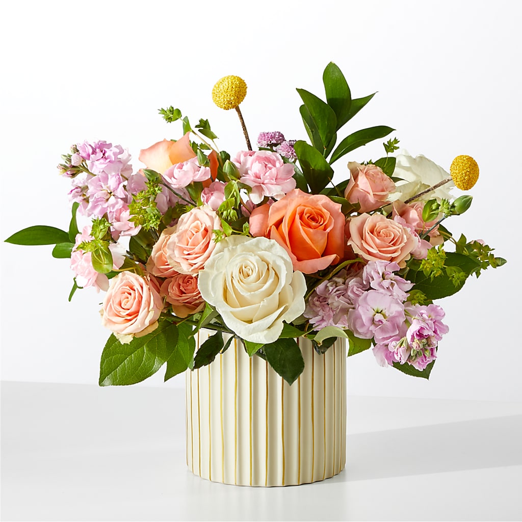 French Market Bouquet with Ivory Vase –  Loose Leaf Florist, Austin TX