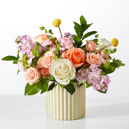 French Market Bouquet with Ivory Vase –  Loose Leaf Florist, Austin TX