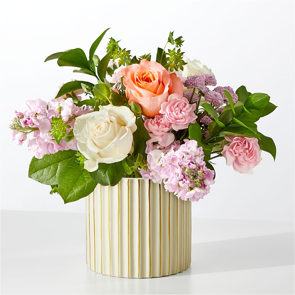 French Market Bouquet with Ivory Vase –  Loose Leaf Florist, Austin TX